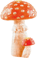 kikkapink deco autumn mushroom red - gratis png