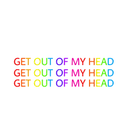 GET OUT OF MY HEAD - png gratis