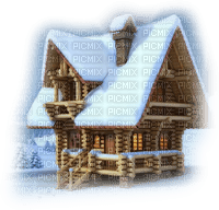 Maison en bois - PNG gratuit