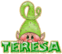 Name. Teresa - GIF animado grátis