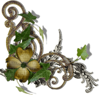 decorative flower - PNG gratuit