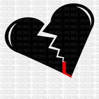 broken heart - Animovaný GIF zadarmo