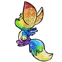 Rainbow Faellie - Ilmainen animoitu GIF