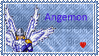 angemon stamp - gratis png