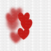 Background Red Hearts - GIF animé gratuit