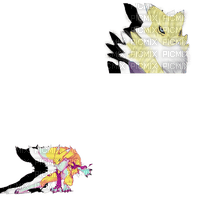 Renamon overlay (Created with PicsArt) - png grátis