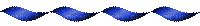 Kaz_Creations Deco Ribbons Bows Blue Animated - Darmowy animowany GIF