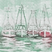 soave background animated summer painting sea boat - Kostenlose animierte GIFs