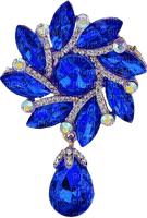 Brooch Blue - By StormGalaxy05 - PNG gratuit