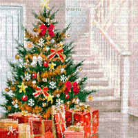 Y.A.M._New year Christmas background - Ingyenes animált GIF