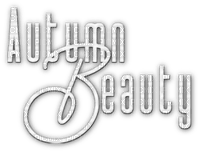 soave text autumn beauty white - gratis png