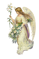 angel with lilies - kostenlos png