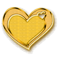 patymirabelle coeur jaune - GIF animasi gratis