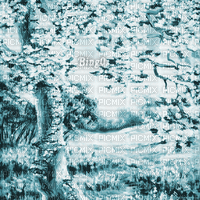 Y.A.M._Landscape blue - Бесплатный анимированный гифка