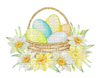 kikkapink easter eggs vintage flowers - 無料png