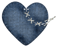 Heart Blue Jeans - Bogusia - Free PNG