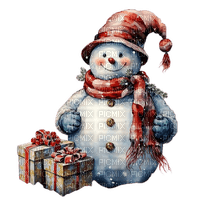 Noël hiver bonhomme de neige - 免费PNG