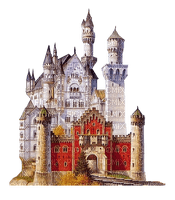 kikkapink vintage magic fantasy castle png - darmowe png