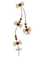 Kaz_Creations Deco Scrap Hanging Dangly Things Ribbons Bows Colours - PNG gratuit