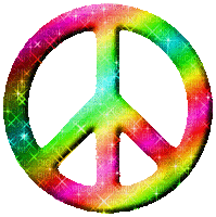 peace and love - Gratis geanimeerde GIF