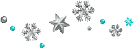 soave deco animated snowflake stars ball christmas - GIF animé gratuit