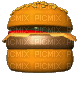 Hamburger - Ingyenes animált GIF