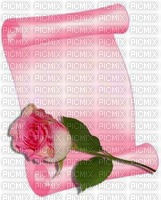 image encre texture  fleur rose cadre mariage edited by me - PNG gratuit