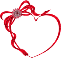 Cadre.Frame.Red.Love.Coeur.Victoriabea - ilmainen png