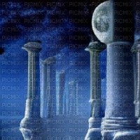 Pillars at Night - Free PNG