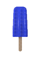 blue popsicle - Gratis animerad GIF