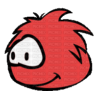 Red Puffle - Darmowy animowany GIF