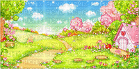 cute pixel scene love - GIF animé gratuit