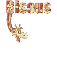 bisous girafe - Ücretsiz animasyonlu GIF