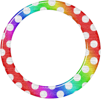 Circle.Frame.Rainbow - ingyenes png