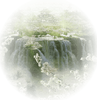 waterfall background - безплатен png