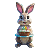 Hase Rabbit Ostern Easter - Бесплатный анимированный гифка
