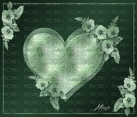 minou-frame-bg-green-flowers-500x428 - PNG gratuit