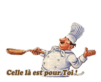 cuisinier - GIF animado gratis