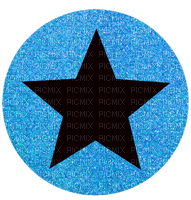 Star Glitter Light Blue  - by StormGalaxy05 - besplatni png