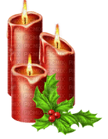 christmas candle wreath