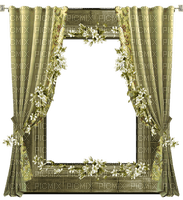 Kaz_Creations Deco Frames Frame  Curtains - nemokama png