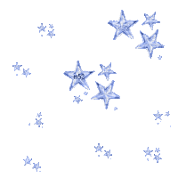 ani-star-gold-blue-minou52 - GIF animado grátis