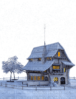 house winter hiver snow neige garden - δωρεάν png