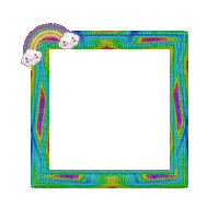 Small Rainbow Frame - Bezmaksas animēts GIF