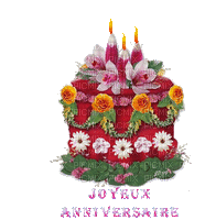 joyeux anniversaire - Безплатен анимиран GIF