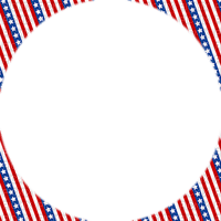 Patriotic.4th OfJuly.Frame - By KittyKatLuv65 - bezmaksas png