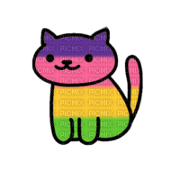 Sappho lesbian neko Atsume Pride cat - png gratis