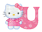 Hello Kitty Alphabet #21 (Eklablog) - GIF animasi gratis