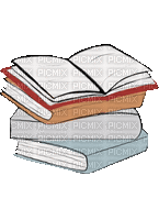 Bücher/Books - Бесплатный анимированный гифка