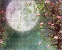 bg-måne-blommor---moon and flowers - ücretsiz png